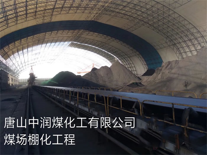 诸城中润煤化工有限公司煤场棚化工程